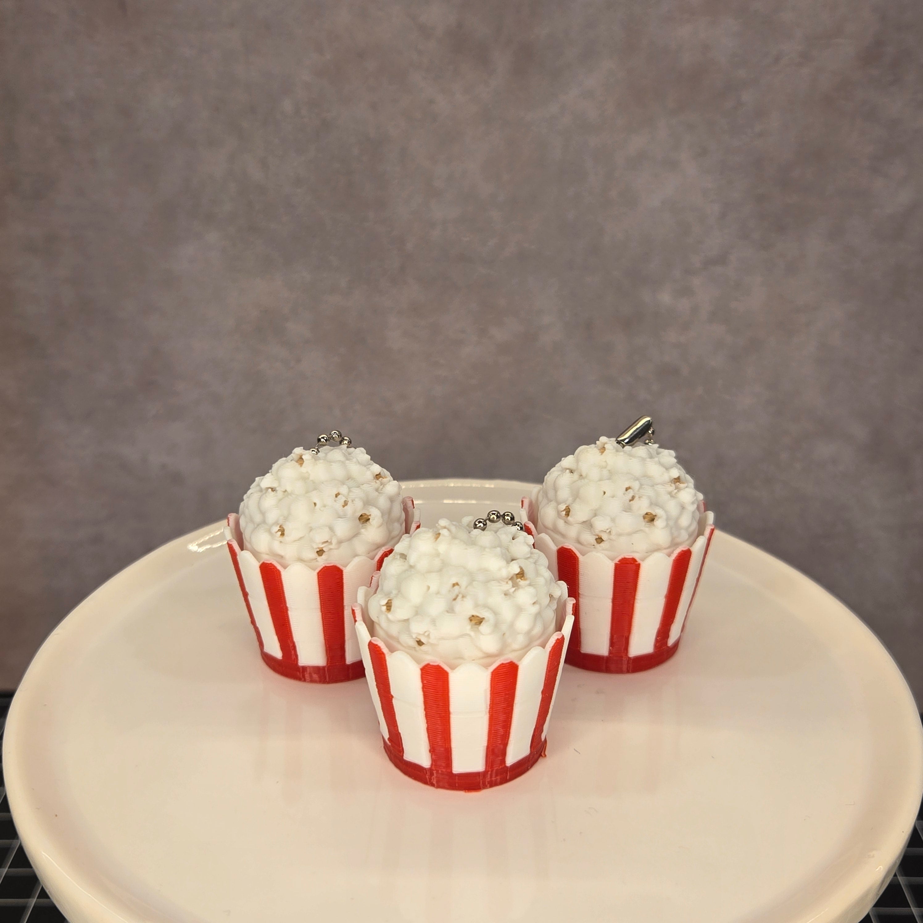 Popcorn Clicky Keychain