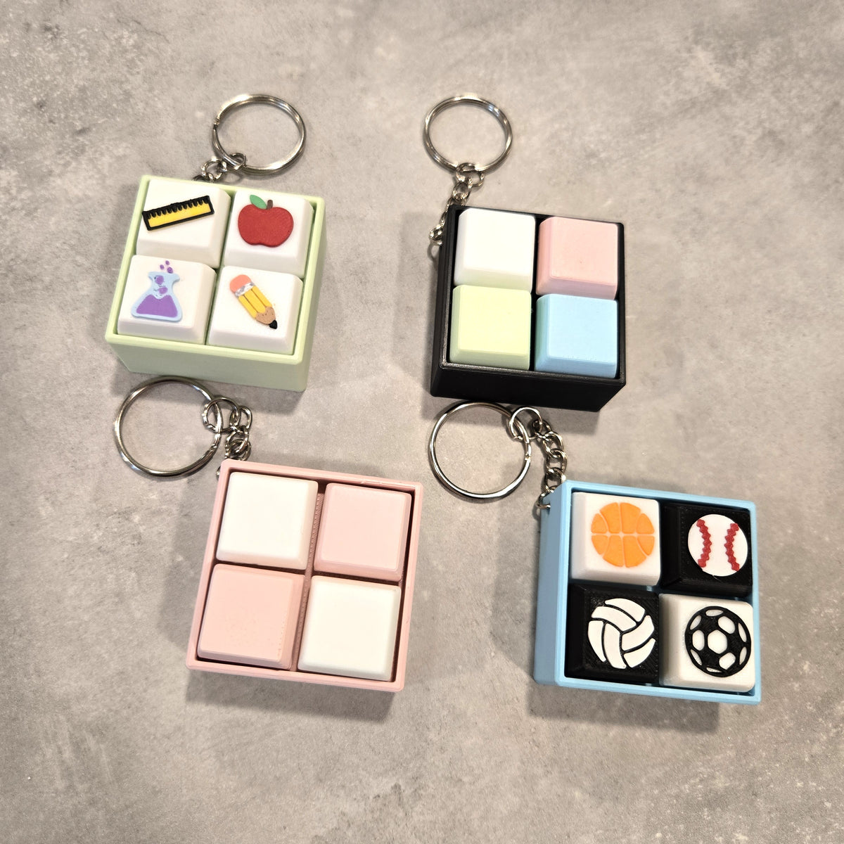 Square Keycap Clicking Keychain (Copy)