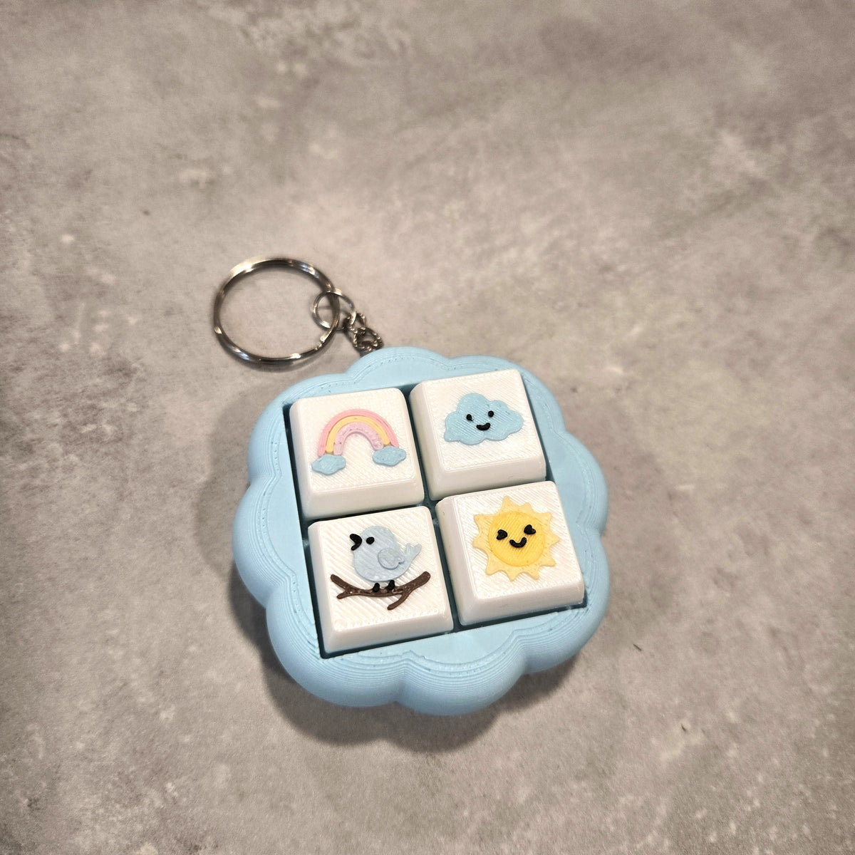 Bubble Clicking Keychain