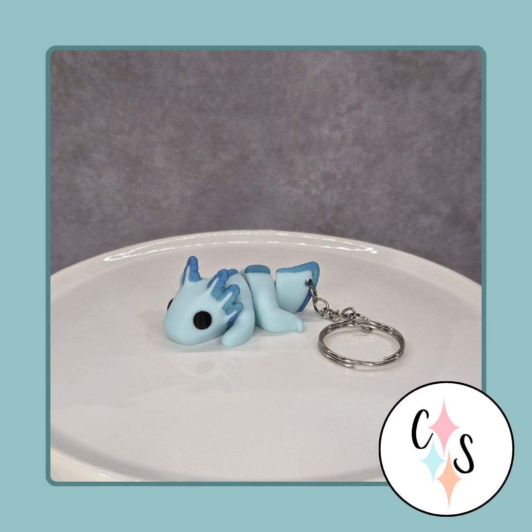 Axolotl Keychain