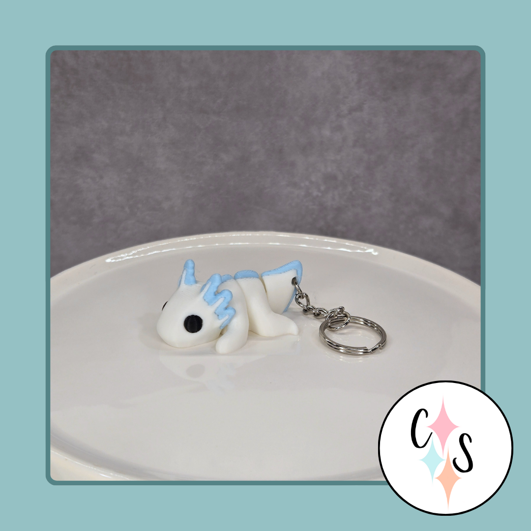 Axolotl Keychain