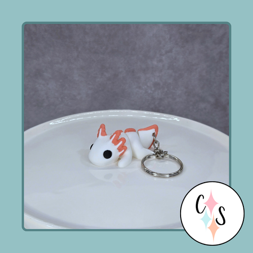 Axolotl Keychain