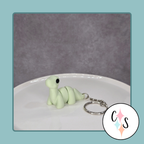 Brontosaurus Keychain