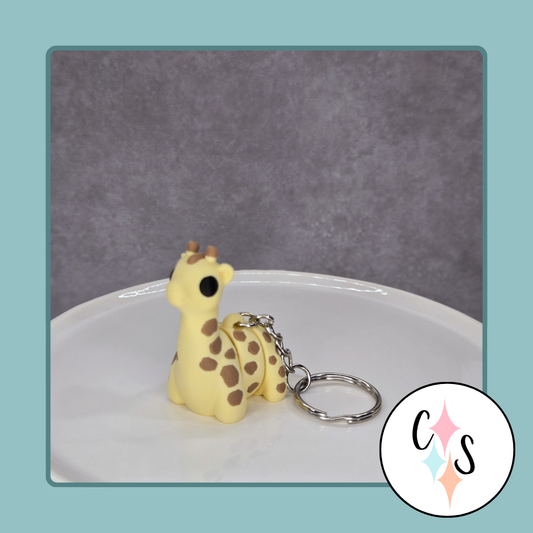 Giraffe Keychain