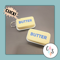 Butter Clicky Keychain