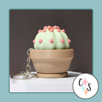Cactus Clicky Keychain