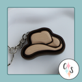 Cowboy Hat Clicky Keychian
