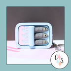 Sardines Clicky Keychain