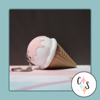 Ice Cream Clicky Keychain