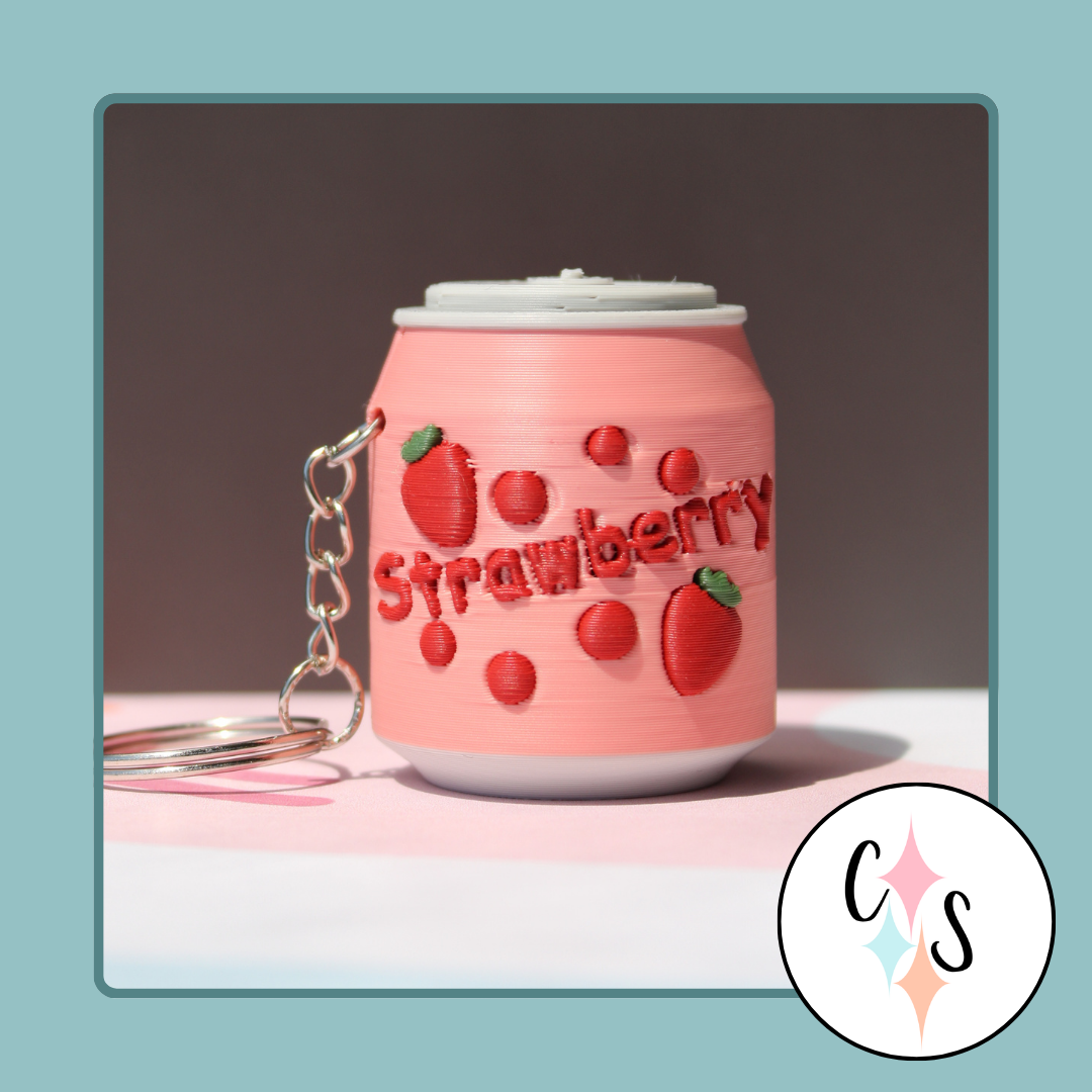 Soda Pop Clicky Keychain