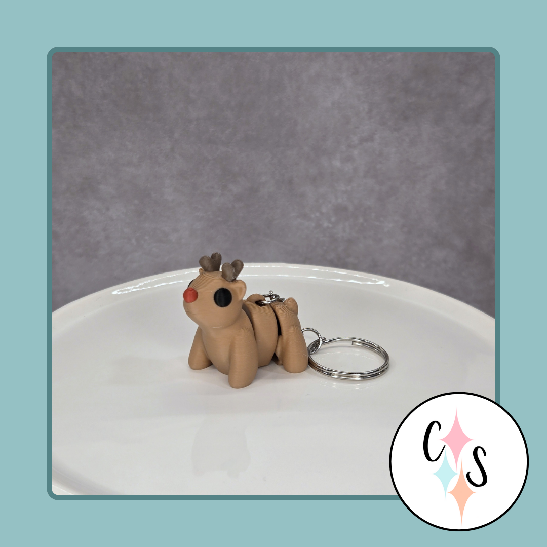 Reindeer Keychain