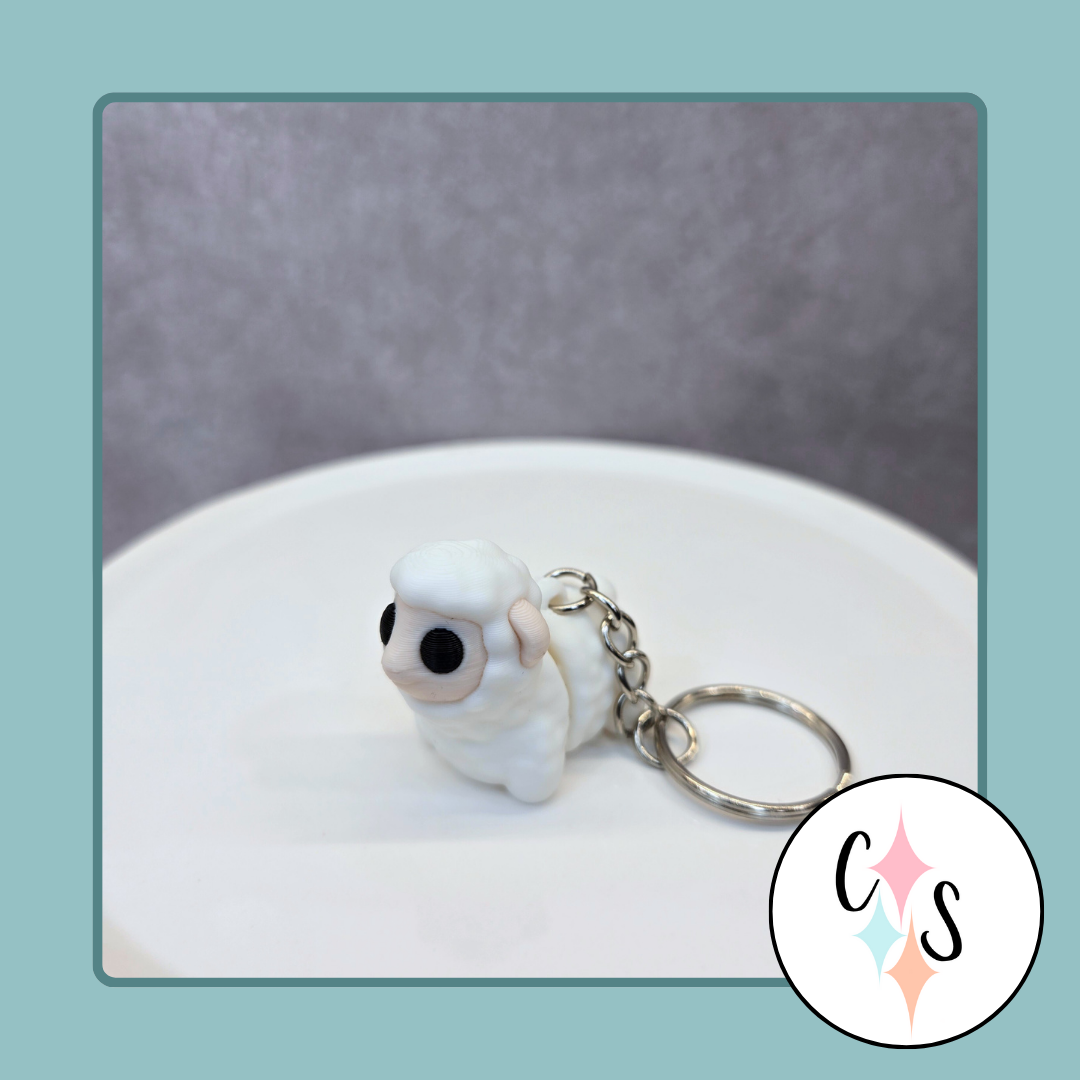 Sheep Keychain