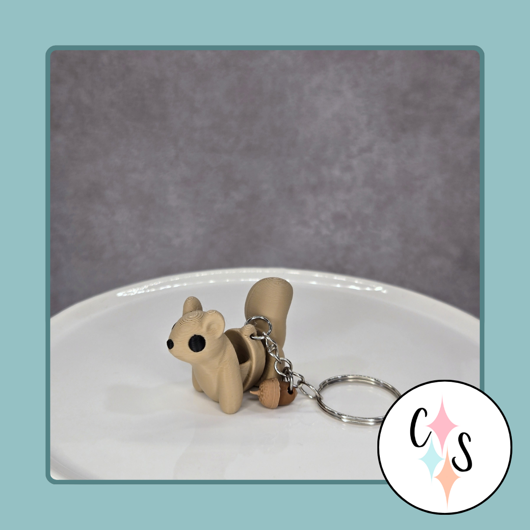 Squirrel Keychain