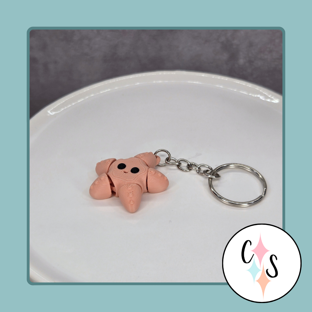 Starfish Keychain