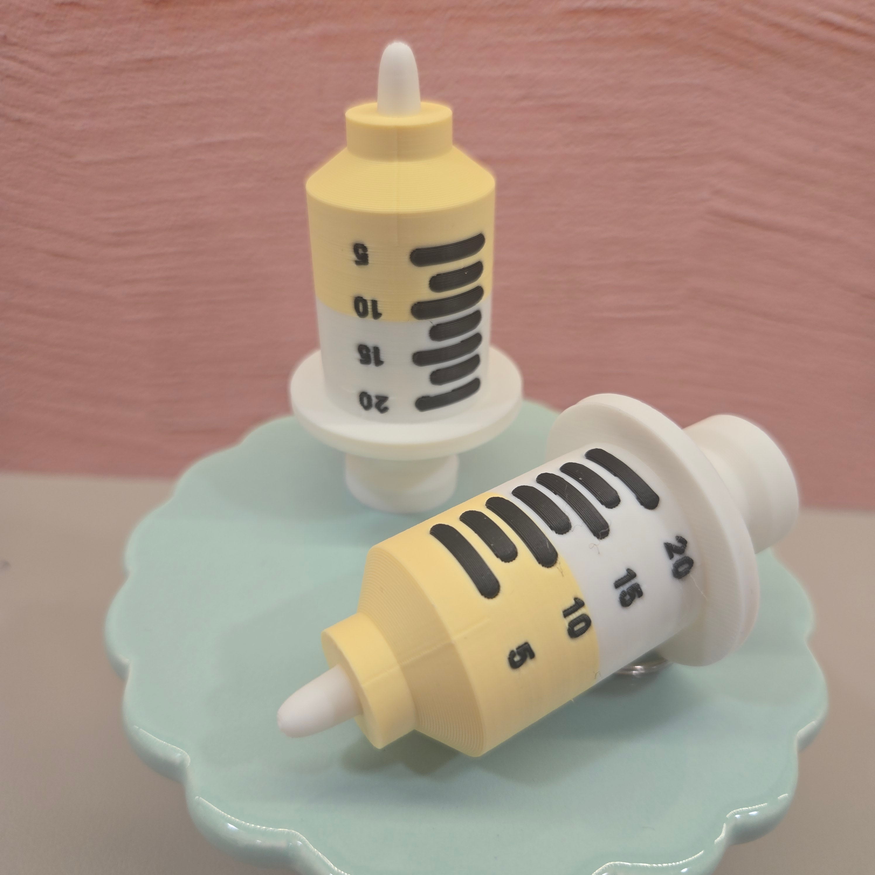 Syringe Clicky Keychain
