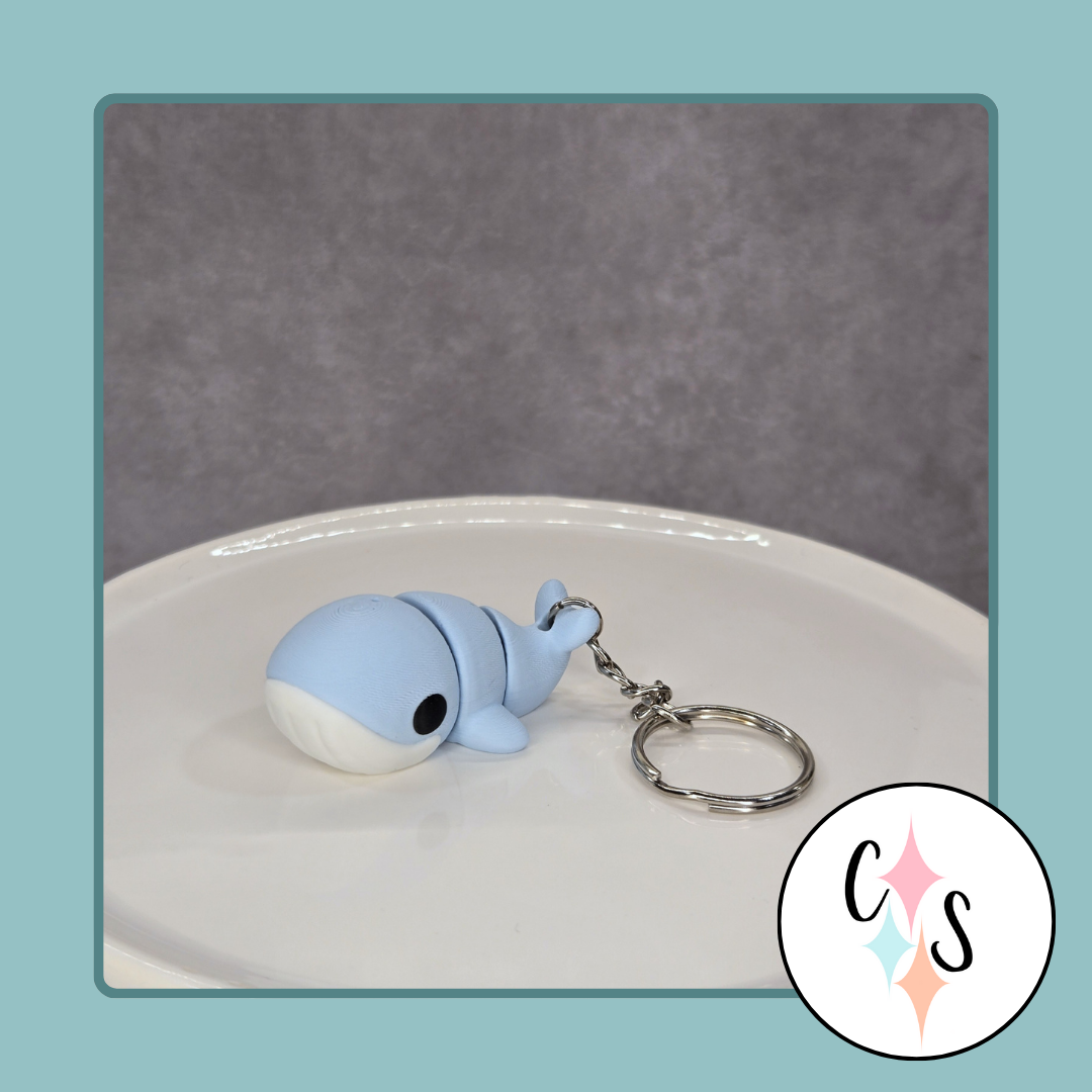 Whale Keychain